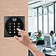 125-kHz-RFID-Zugangskontrolltastatur, Wasserdichte ID-Kartenleser-Tastatur, Touch-Zugangskontrollsystem Türzugangskontrollsystem Für Das Home Office, Schwarz
