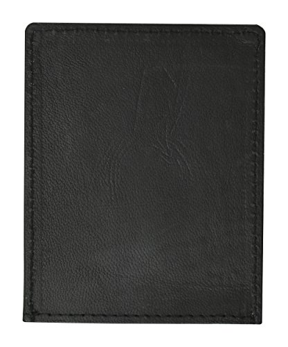 Mens Genuine Leather Magnetic Money Clip Credit Card Holder Wallet3