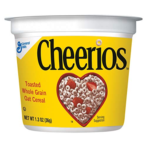 General Mills LR/D CEREAL CHEERIOS CEREAL IN A CUP 60 CASE 1.3 OUNCE, 1.3-ounces (Pack of60)
