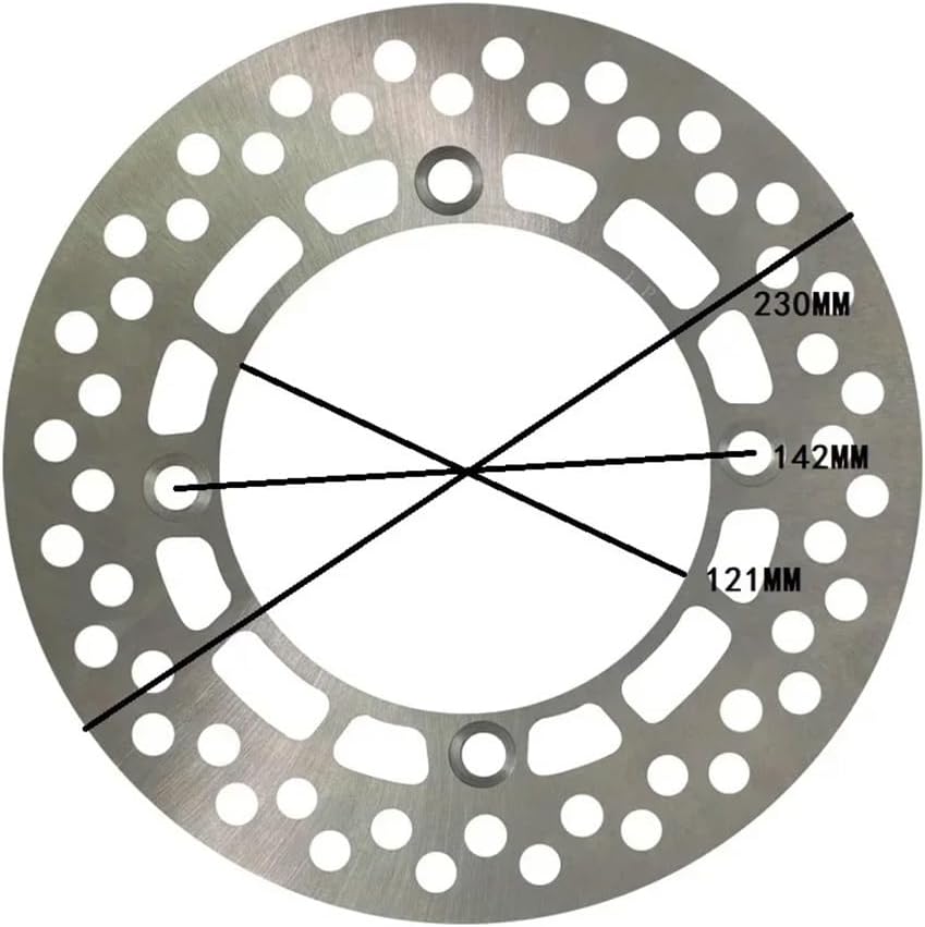 230MM Motorcycle Front Brake Disc Rotor for DR125 1985-2002 TS125 85-90 DF200 1996-2000 DR200 1986-2009 DS200 85