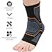 Zohisin Ankle Pad Outdoor Unisex Sport Knitting Ankle Guard for Football Basketball Fitness Keep Warm with Protection M Size One Pack (XL Code one)