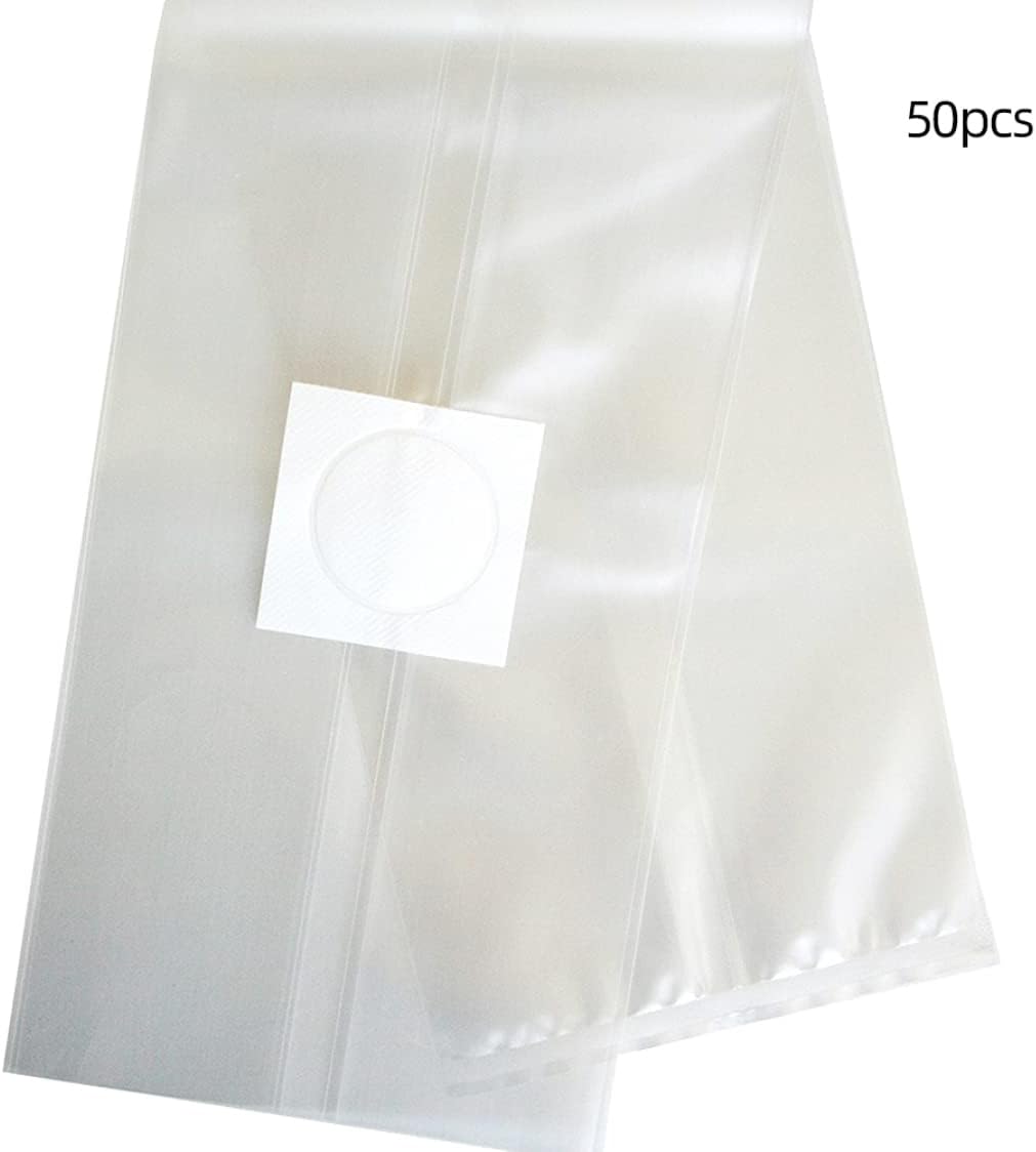 Mushroom Growing Bags Mushroom Spawn Grow Bags Sealable Spawn/Myco Pack of 50, Décor de pelouse