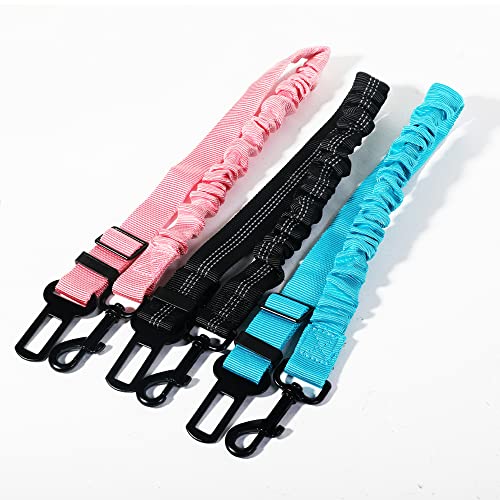 Car Dog Seat Belt,Nylon Adjustable Pet Car Seatbelt Harness Safety Leads For Vehicle,Retractable Dog Car Seatbelts Adjustable Pet Seat Belt,Dog Car Seat Belt For Dogs,Cats And Pets (Blue) #TOP4