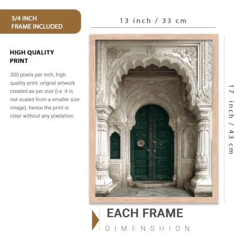 Image of kotart Indian Art Traditional Paintings for Living Room | Framed Wall Painting for Home Room Bedroom Office Wall Decor| Wall Poster With frames Set of 3 (13X17 inch)