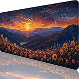 マウスパッド 大型 1500x800x3 mm 黒 マウスパッド ゲーミング 山 超大型 デスクマット 大型キーボードパッド 滑り止め Mouse Pad 防水耐久 耐洗い表面 PC、ラップトップ用 快適操作性 デスクマット 鼠标垫 オフィスやゲームでの使用に最適 贈り物 ギフト 人気 59-Hz