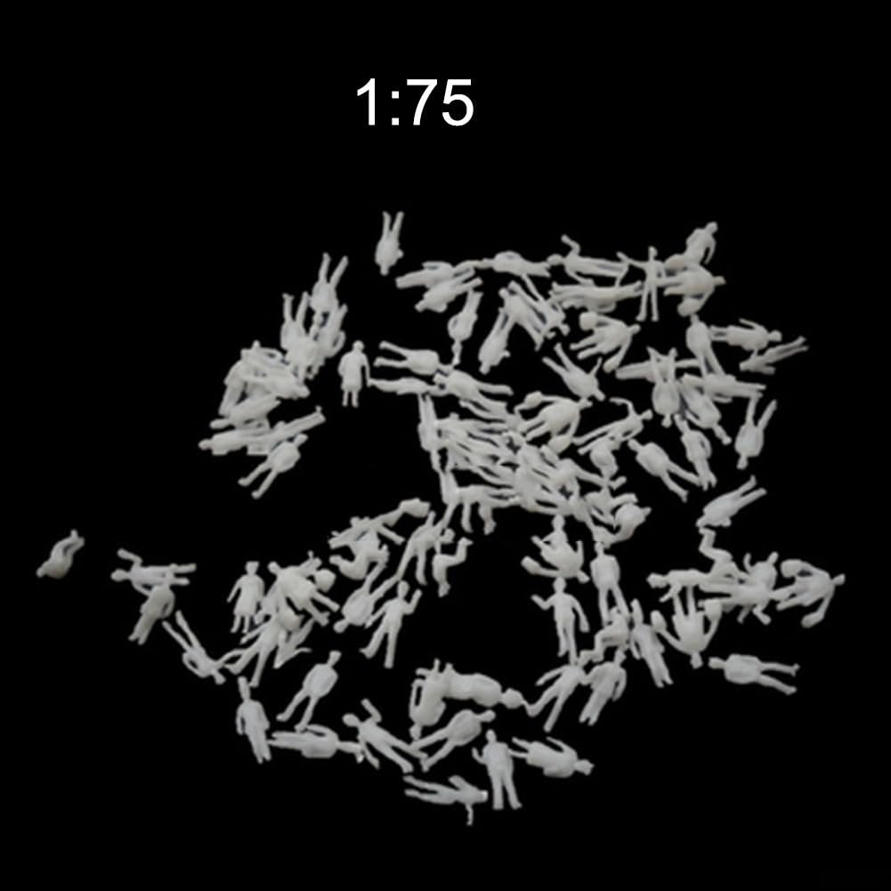 Affordable 1 75 Scale OO Gauge 00 Unpainted Figures, Random Assortment of 100