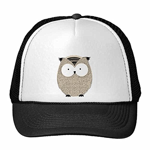 Casquette de fraîcheur anti-transpiration pour enfants motif hibou mignon en nylon