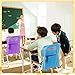 Chapou 24 Pcs 17.3 x 20 Chair Pockets with Name Tag Slot Chair Storage Pocket Seat Back Classroom Pouches Canvas Organizer for Teacher Student School Office (Candy Color)