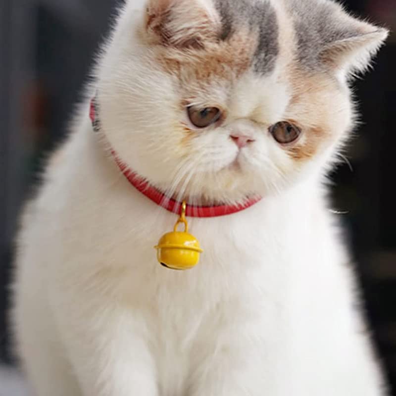 黄色フラワー(②)わんちゃん猫ちゃん用襟付き首輪 リボン付き・猫ちゃん首輪(合皮×サテン)23cm〜30cm | クイック