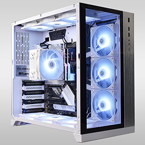 ID-COOLING SE-224-XTS White CPU Cooler For Desktop 4 Heatpipes CPU Air Cooler White LED Light 120mm PWM Fan CPU Fan for Intel LGA1700/115X/1200; AMD AM4/AM5 - Image 5