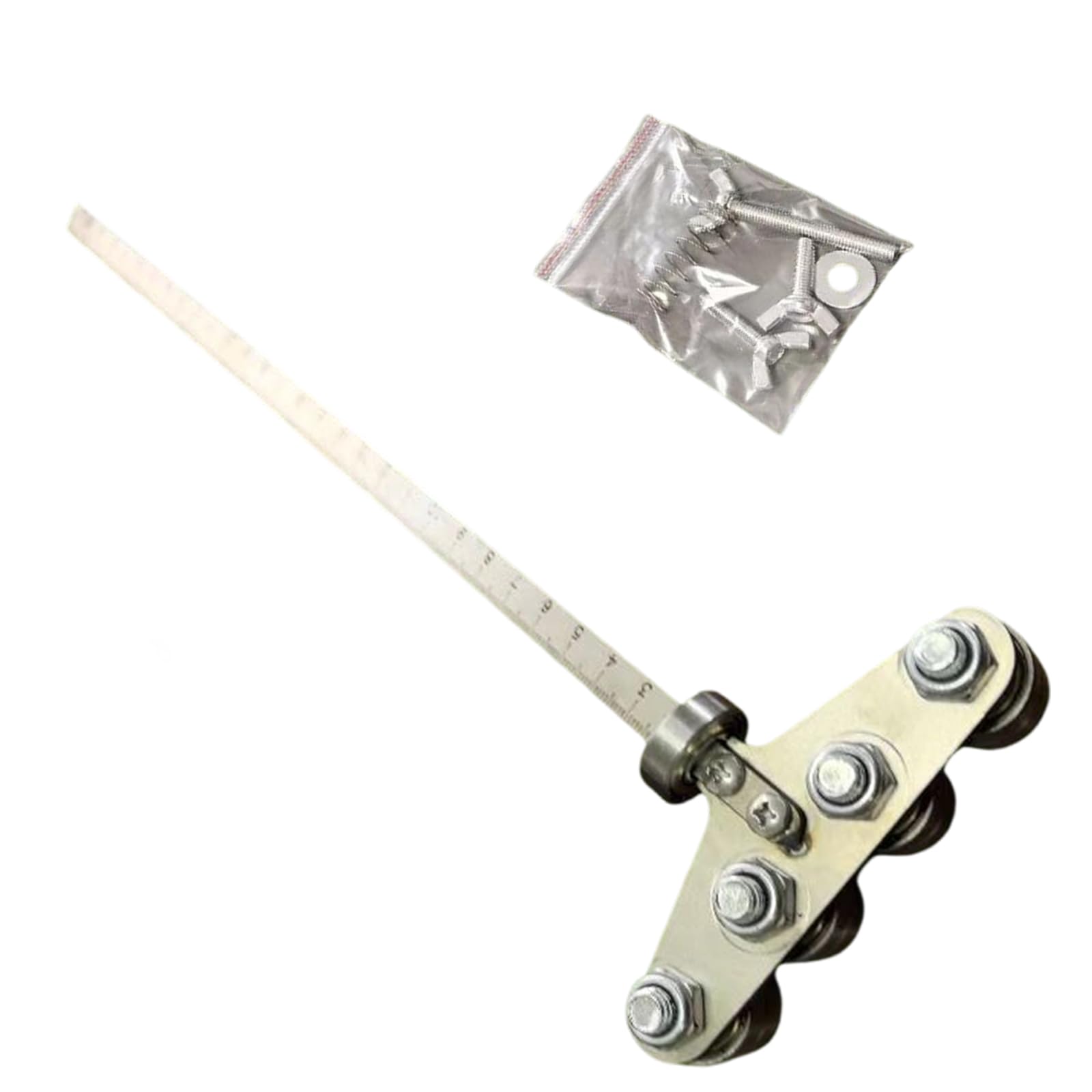 Tsophreniq Straight Row 3Mm Thick Rustless Positioning Measure 60Cm For Strengthened Durability And Cutting Of Softwood Polystyrene Professional Measure