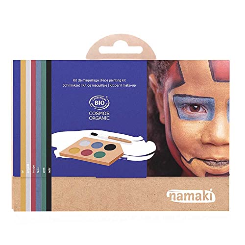 NAMAKI Schminkset, 6-Farben, Intergalaktische Welten, zertifizierte Naturkosmetik