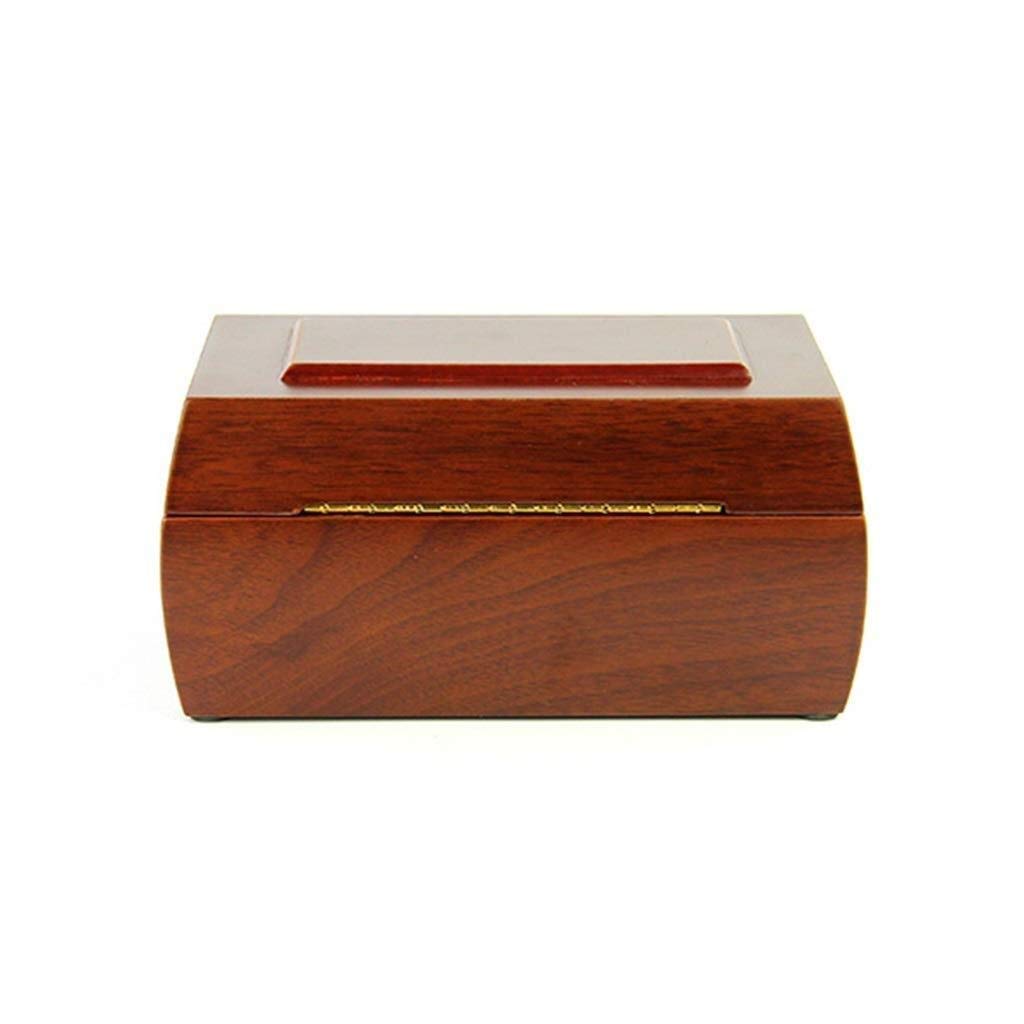 Regalo para mujeres Joyeros Cofre de joyería Cajas de joyería pequeñas de madera maciza Retro con espejo de maquillaje Organizador de joyas Regalos de Año Nuevo Beauty Comes