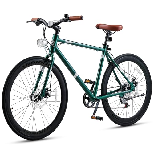 VIRIBUS Hybrid Bikes, 28 inch Mens Bike with Lightweight Aluminum