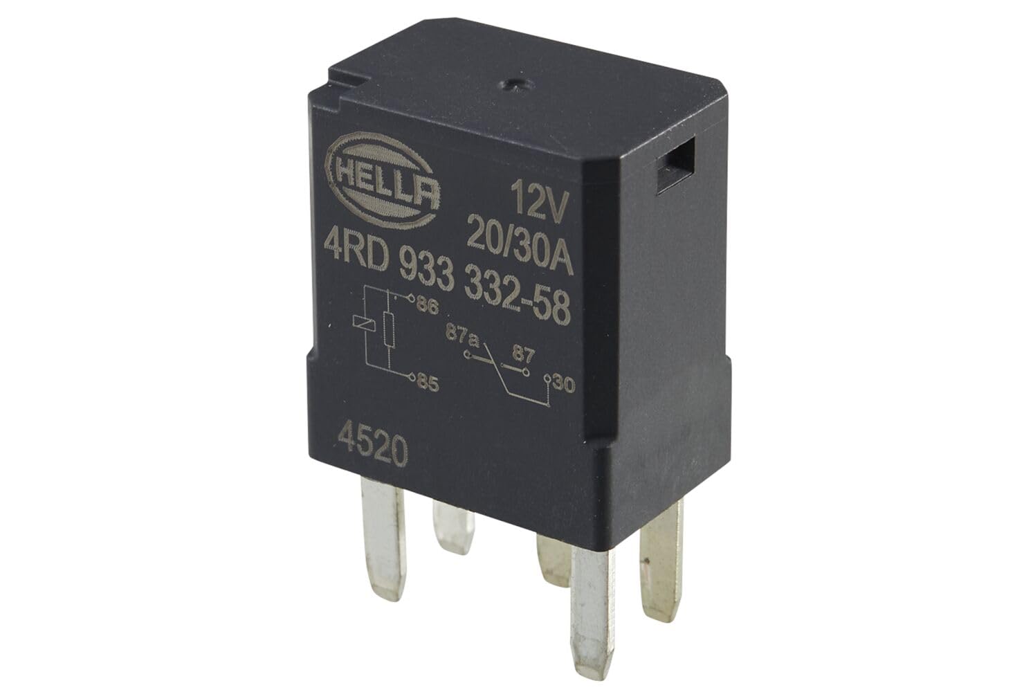 HELLA 4RD 933 332-581 Relais, Arbeitsstrom - 12V - 5-polig - Wechsler