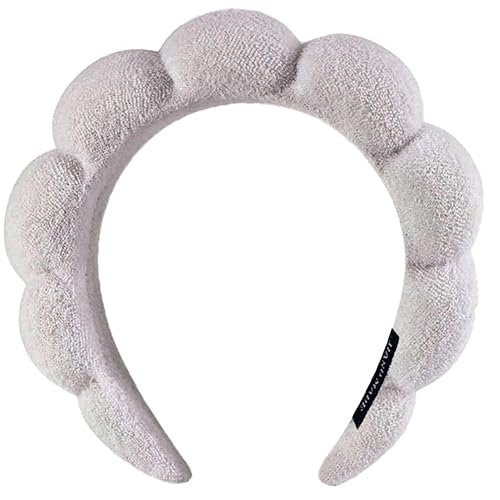 Spa Headbands for Washing Face or Makeup, Sponge Bubble Skincare