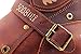 OSSTONE Moto Boots for Men Fashion Zipper-up Leather Chukka Boots Casual Shoes 5008-1-A-10.5 Brown