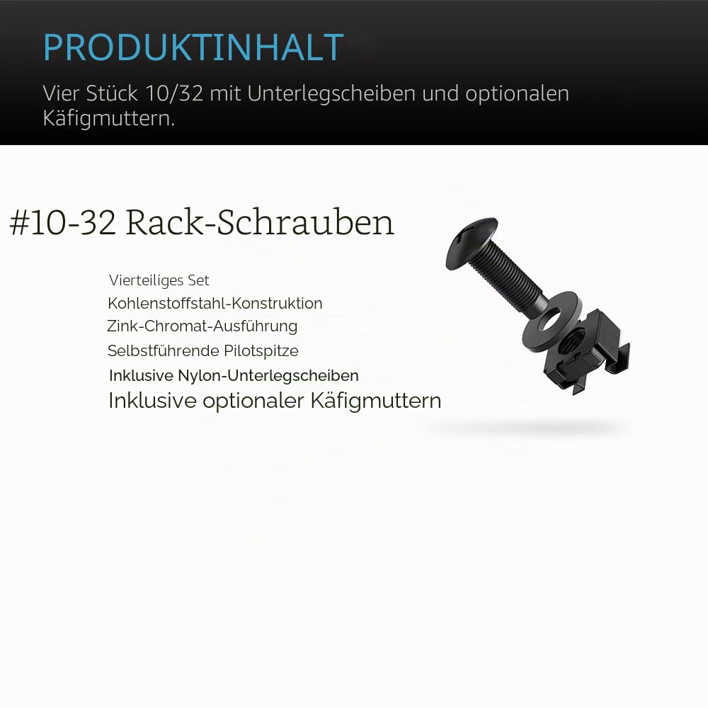 AC Infinity 19-Zoll Fachboden 1 HE – perforiert