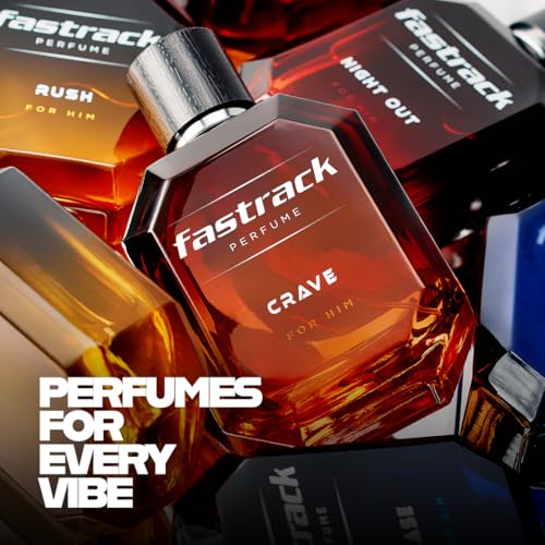 Image of Fastrack Perfume Crave | Scent for Men | 100 ml EDP | Long lasting | Woody Fragrance | Crafted in France | Gift for man | IFRA Certified | Dermatologically Safe