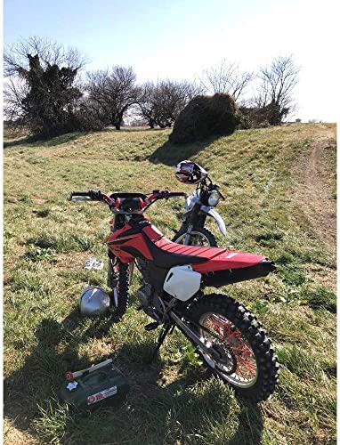 Changcheng Dirt Bike Seat Cover Motorcycle Gripper Seat Cover Rubber Soft Skin Covers Dirk Bike Accessories Red For Crf,Crf 230,Crf250,Cr,Sur Ron,Klx,Ttr #TOP1