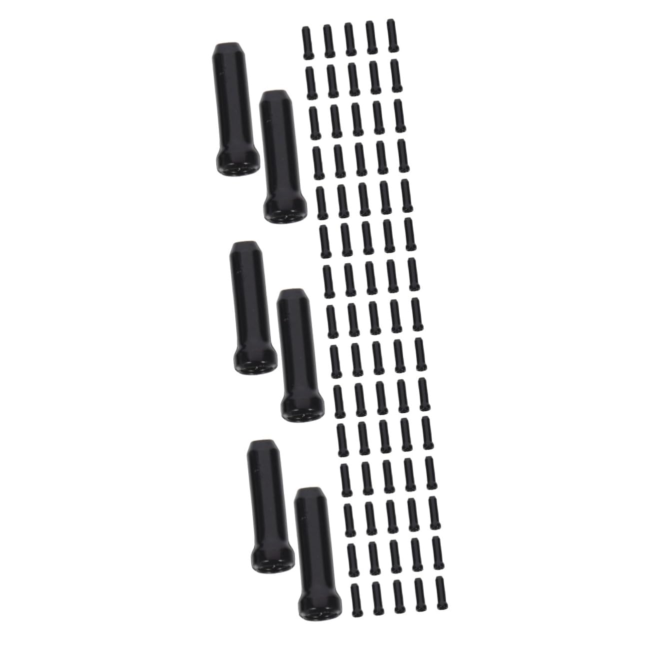 BESTonZON 3sets 50pcs Bike Brake Cable End Caps Durable Wire End Tips for Bicycles Easy Installation Prevents Wire Bifurcation for Brake Gear Protection 50pcs*3