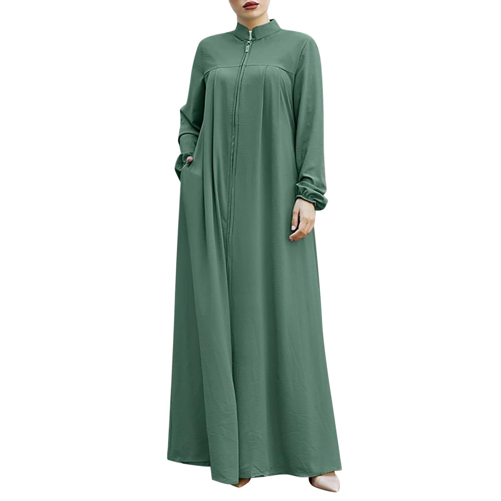 Djellaba Vintage ruches voor dames, Abaya Ramadan-gebed, islamitisch gebed, lange jurk, A-lijn, chic en elegant, moslim gebedskleding, kaftan, grote maat, strand, casual, Marokkaanse kaftan, Dubai