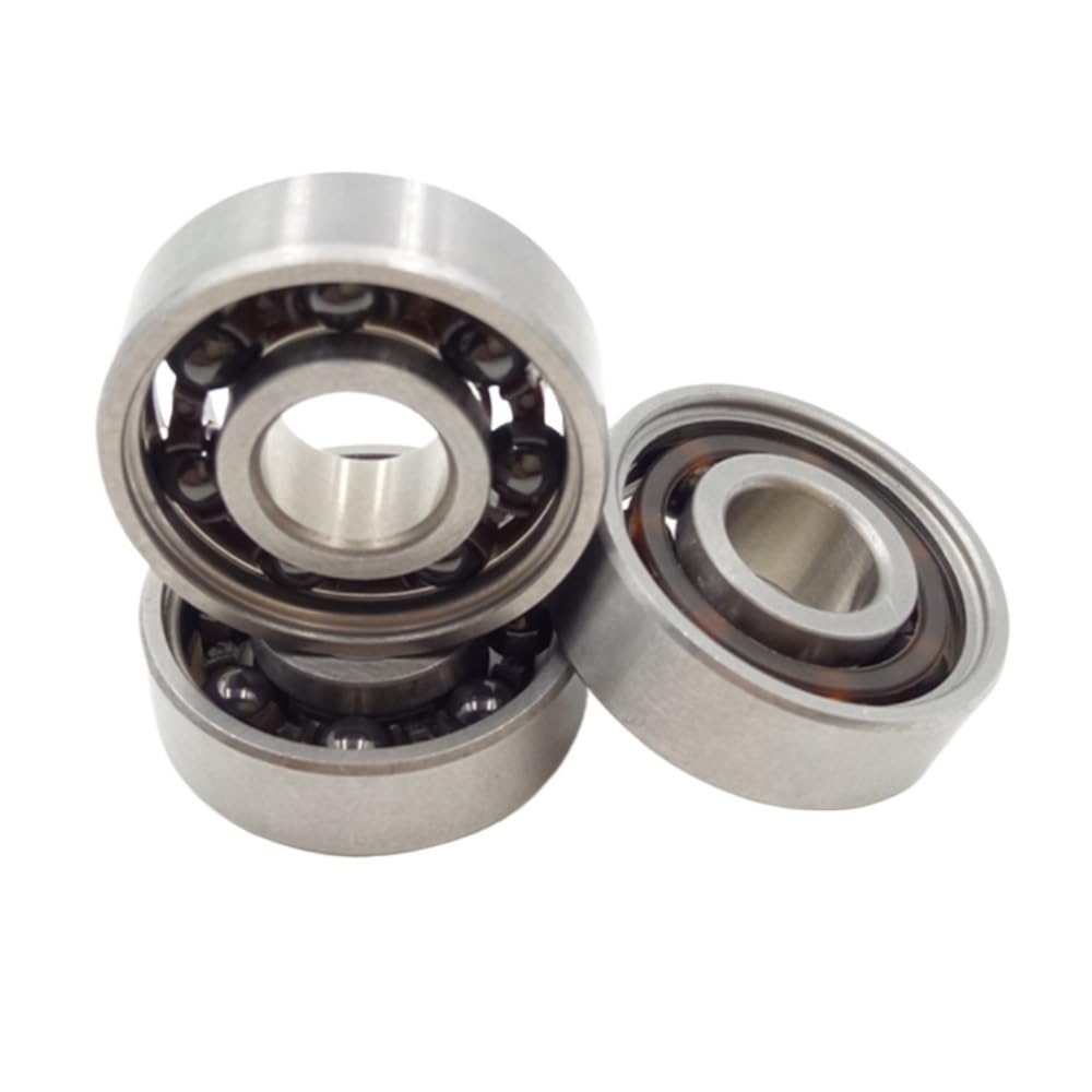 Bicycle Ceramic Bearing Ceramic Take Up Bearing Bicycle Hub Hybrid Ceramic Si3N4 Bearing 6000 6200 6300-2RS CB (Color : Nylon Cage, Size : 6006 2RS CB 30x55x13)