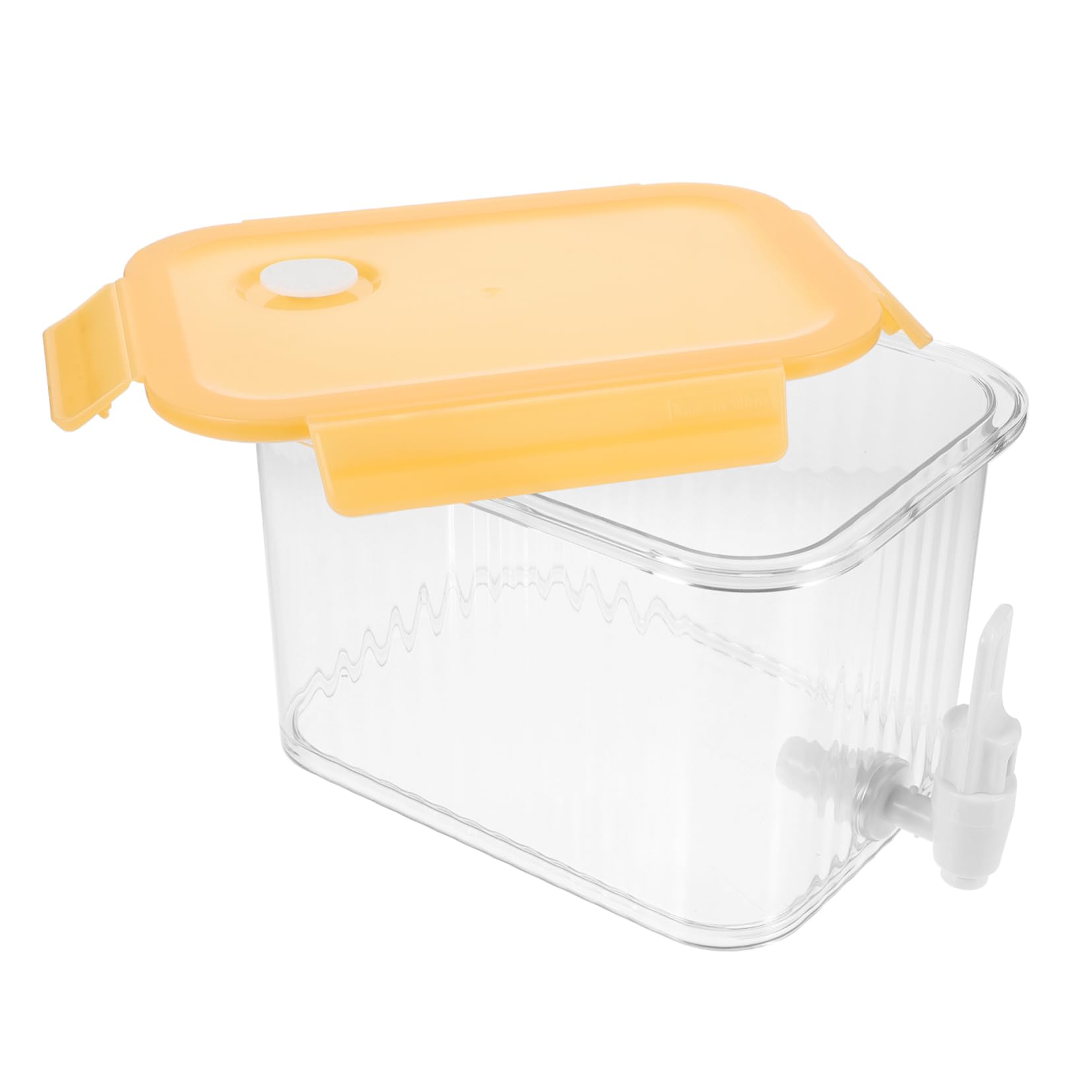 ABOOFAN Cold Kettle with Faucet Food Grade Beverage Dispenser for Fridge Easy Dispensing Juice Container with Mess Design for Home Parties and Outdoor Use