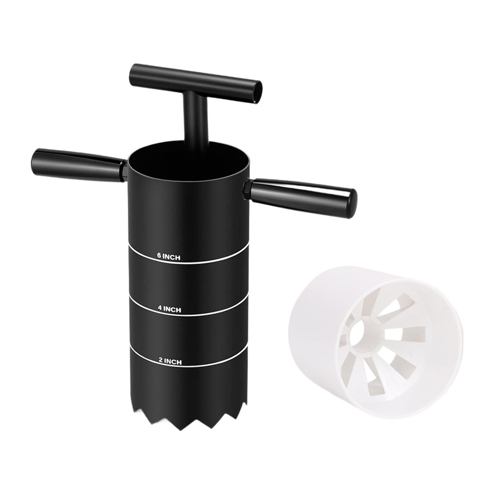 Hoyo de Golf Portátil con Empuñadura Desmontable. Copa de Hoyo de Golf Profesional Estándar para Practicar El Putt en La Playa O Al Aire Libre, 6 Inch Multi Hole