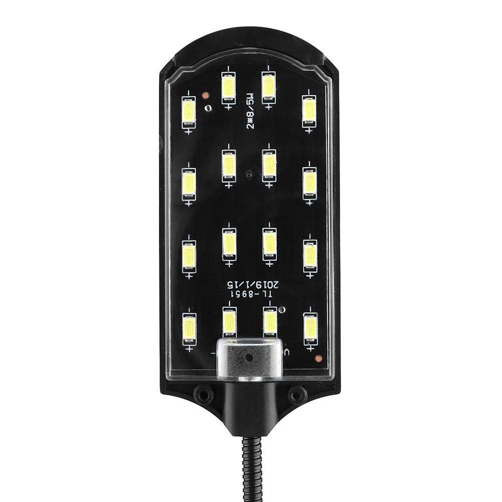 Luce per Acquario, Design con Fibbia Lampada a Doppia Testa dal Design Aperto per lampade da Tavolo temporanee per Illuminazione Interna