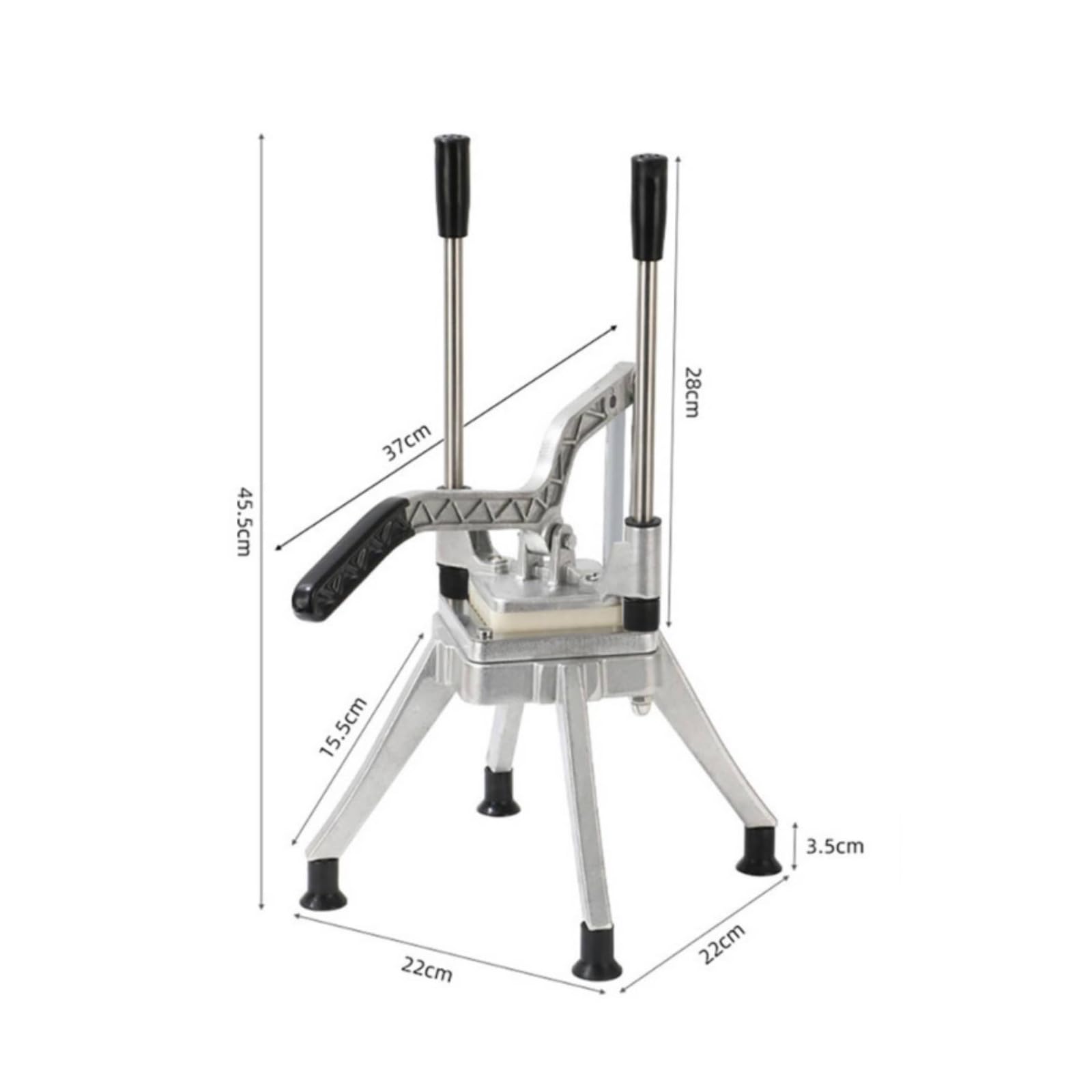 rockible a Vertical con Intercambiables Ergonómico a Verduras con Mango Multiusos Herramienta Corte Manual Mango para Cocina