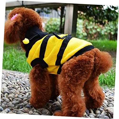 Disfraz para perro abeja talla 6 amarillo miniatura 4