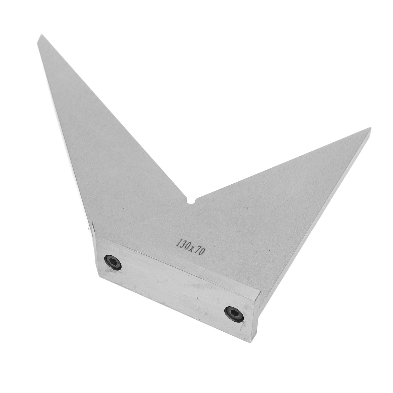 Règle D'angle Compacte en Acier au Carbone avec Base pour Machinistes et Ingénieurs 30 45 90 120 Degrés