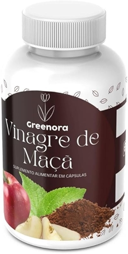 Vinagre de Maçã 500mg - 120 Cápsulas | Sugestão: 2 Cápsulas 2x ao Dia (1)