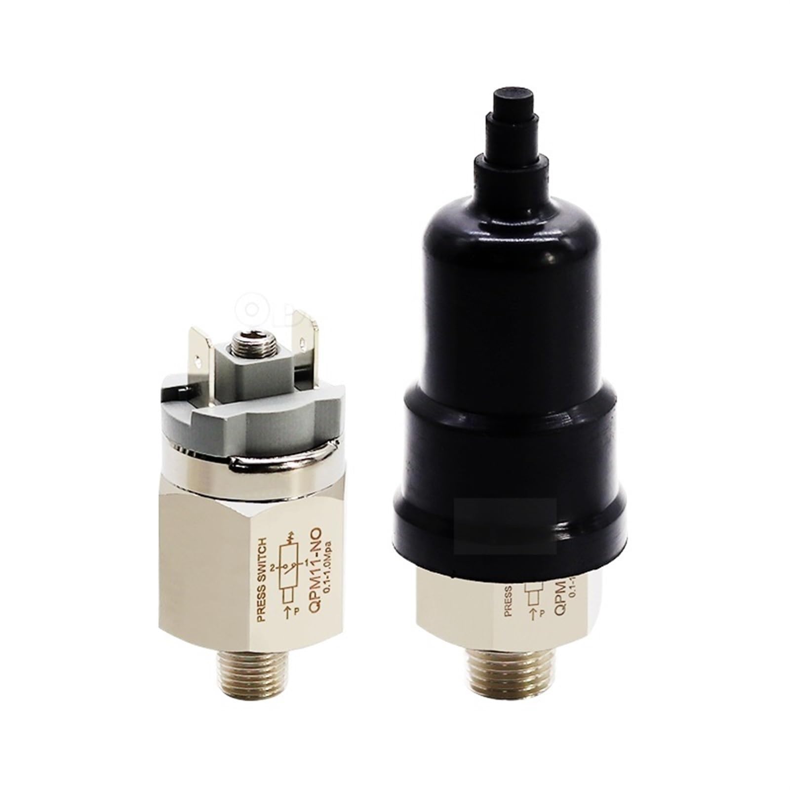 Compresseur d'air pneumatique réglable, pressostat QPM11-NO QPM11-NC 1/8 "1/4", 1 pièce (Color : QPM11-NC1)