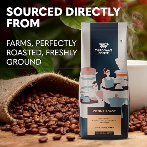 Image of THIRD WAVE COFFEE | Vienna Roast | 100% Arabica | Dark Roast | Electrical Dripper | Medium Grind | 250 grams | Pouch