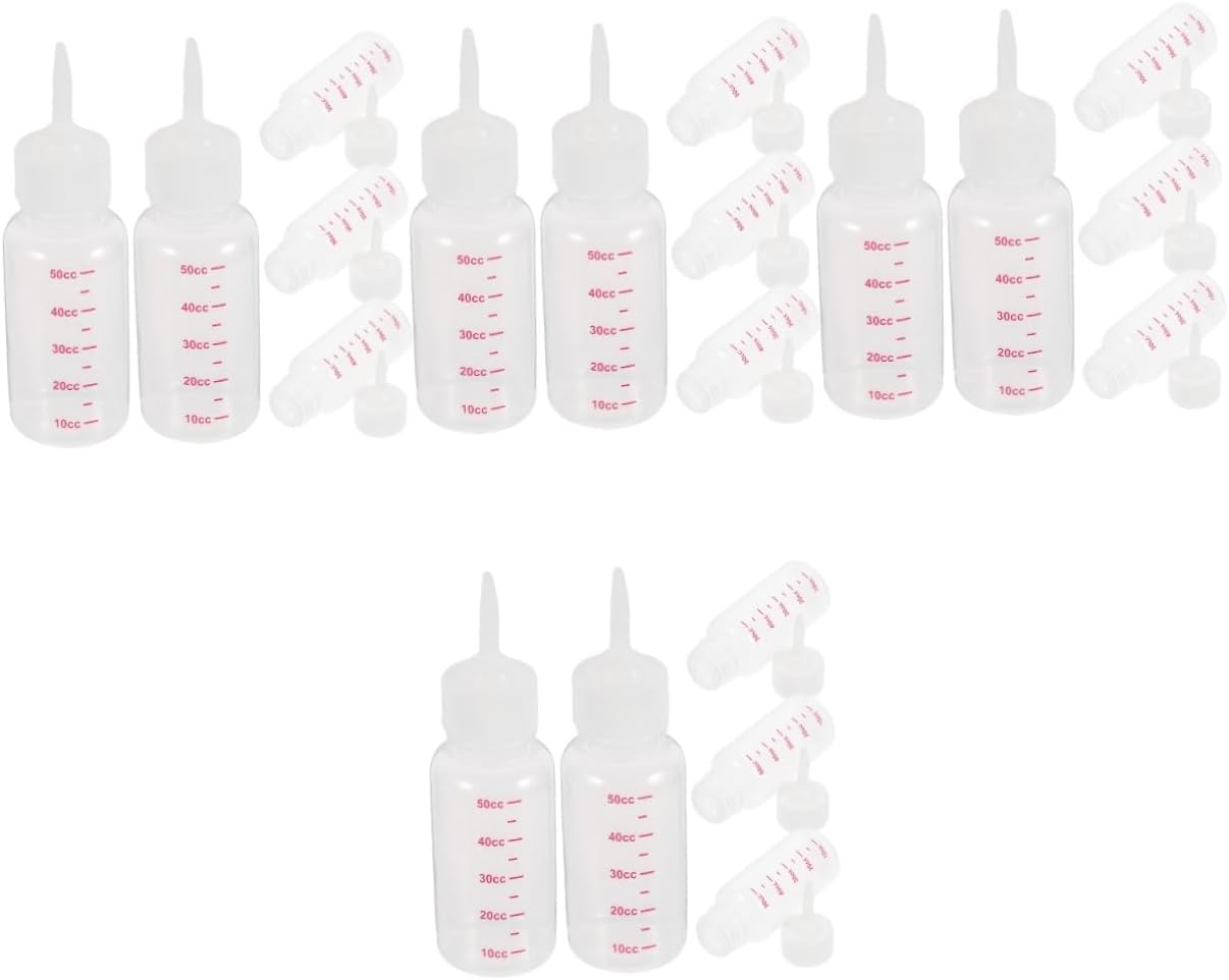 VANZACK 20pcs Cat Kitten Puppy Feeding Bottle Nursing Bottle Scale for Small Animal Pet Supplies