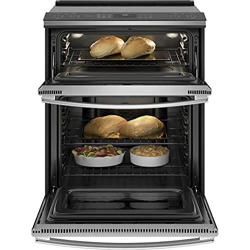 Ge Profile Ps960Ypfs 30" Slide In Electric Double Oven Convection Range With 6.6 Cu. Ft. Total Capacity #TOP4