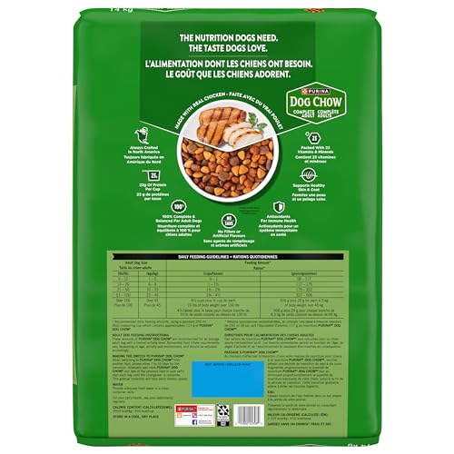 Dog Chow Complete Dry Dog Food, Chicken - 14 kg Bag - Image 4