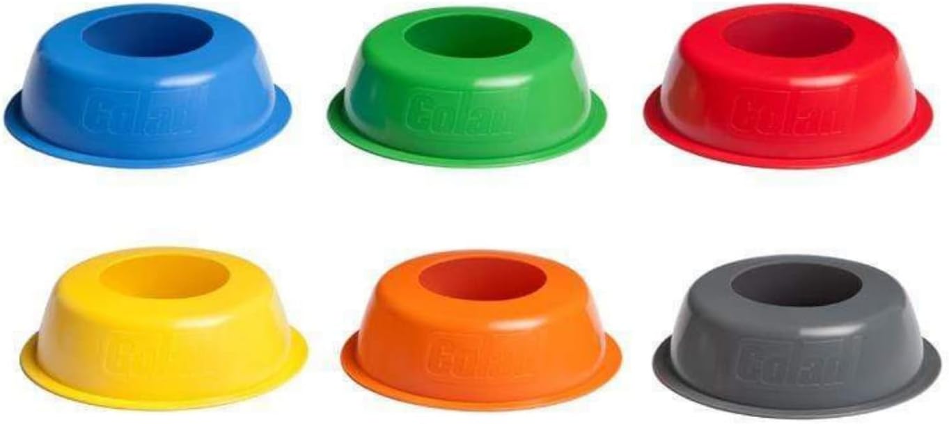 Colad Pump Spray 6 Piece Color Coding Rings with Chemical Identification Poster