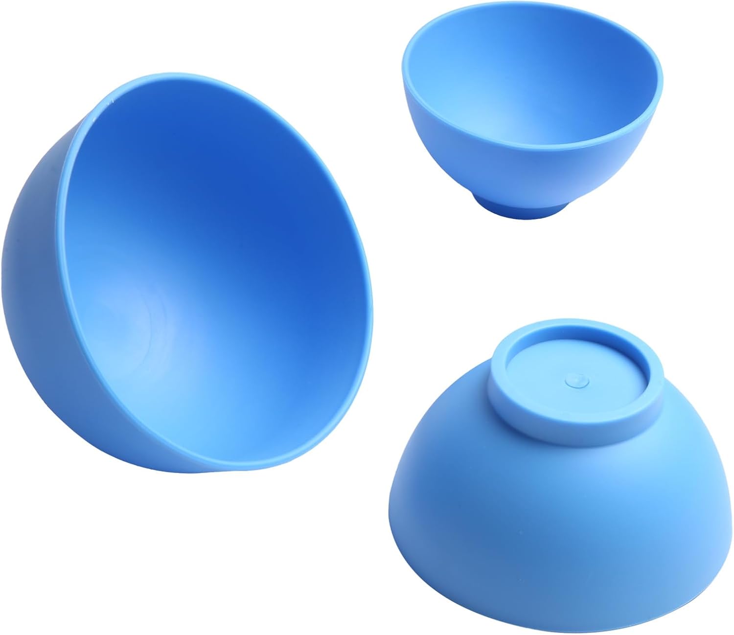 3Pcs Dental Mixing Bowls Blue