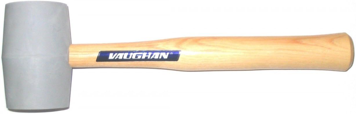 Vaughan 574-32 RM2W Solid Rubber Mallet with 2-1/4-Inch Face Diameter, White