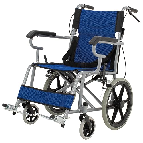 Silla De Ruedas Ajustable Plegable 130Kg Llantas Todo...