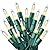 PREXTEX Christmas Lights with Green Wire (20 Feet, 100 Lights) - Clear Christmas Tree Lights Indoor or Outdoor String Lights Use - Warm White Twinkle Lights - Fairy Lights - Christmas String Lights