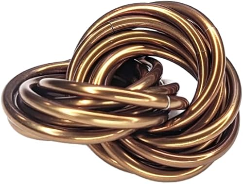 Miniatura 96 de Möbii Fidget Ball (Solid Color): Quiet Mobius ADHD Anxiety Stim Stress Relief Toy Tool for Home Travel Office or Desk (XL(Daydream), Full, Dark Iris)