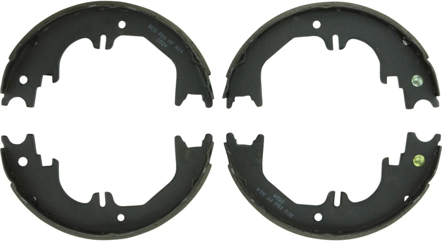 Bosch Automotive BS844 Blue Parking Brake Shoe Set - Compatible With Select Lexus LX450, LX470; Toyota Land Cruiser