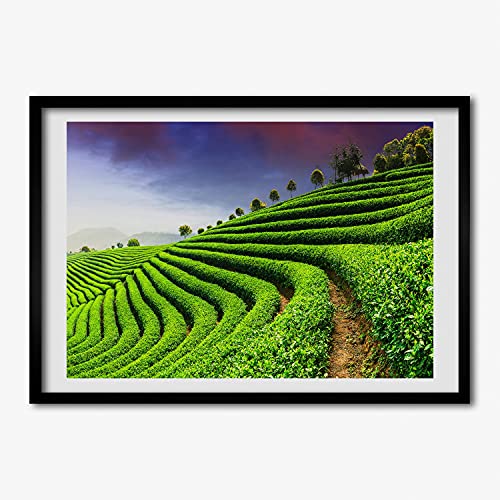 Affiche cadre en bois Tulup 70x50 cm pour remplacer vos tableaux ternes