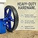 Cooler Wheel Kit for Yeti, RTIC, Igloo and most other brands - Cooler Cart - Easy-to-install Dolly With Wheel Attachment - Durable, Rust-Resistant Powder-Coated Stainless Steel