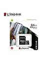 Kingston 64GB microSDXC Canvas Select Plus 100MB/s Read A1 Class 10 UHS-I Memory Card + Adapter (SDCS2/64GB) gallery image