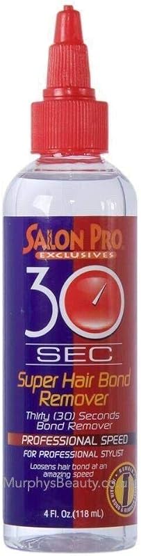 Salon Pro 30 Sec Super Hair Bond Remover 4 Oz